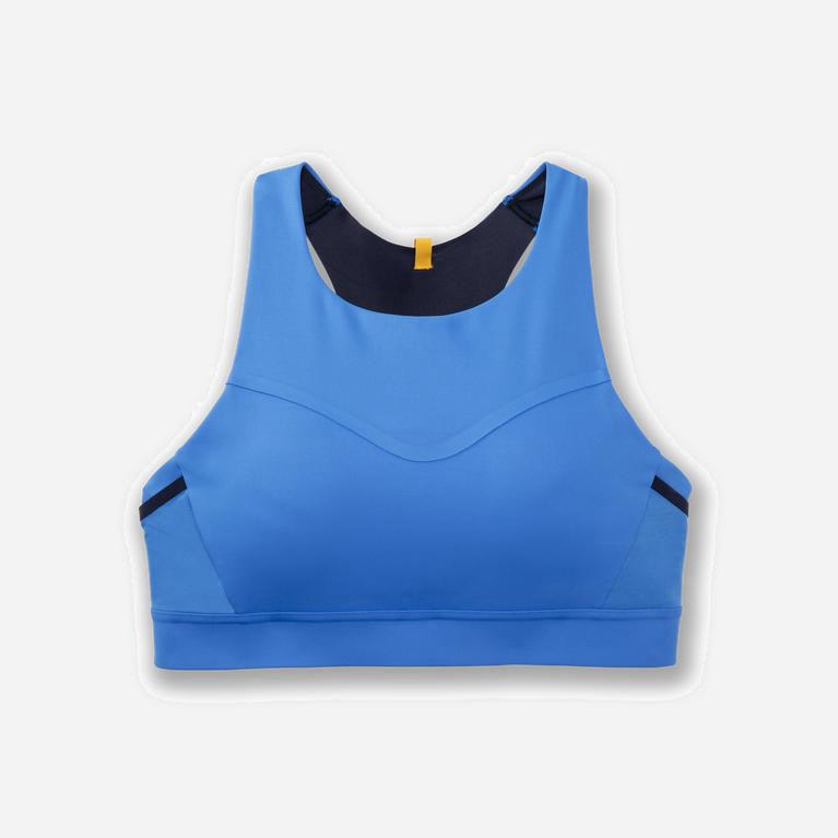 Brooks Drive 3 Pocket Womens Running Bra Ireland Blue Bolt (KGYJ-85762)